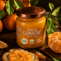 Composta di Clementine - Ricetta calabrese artigianale - peso 340g