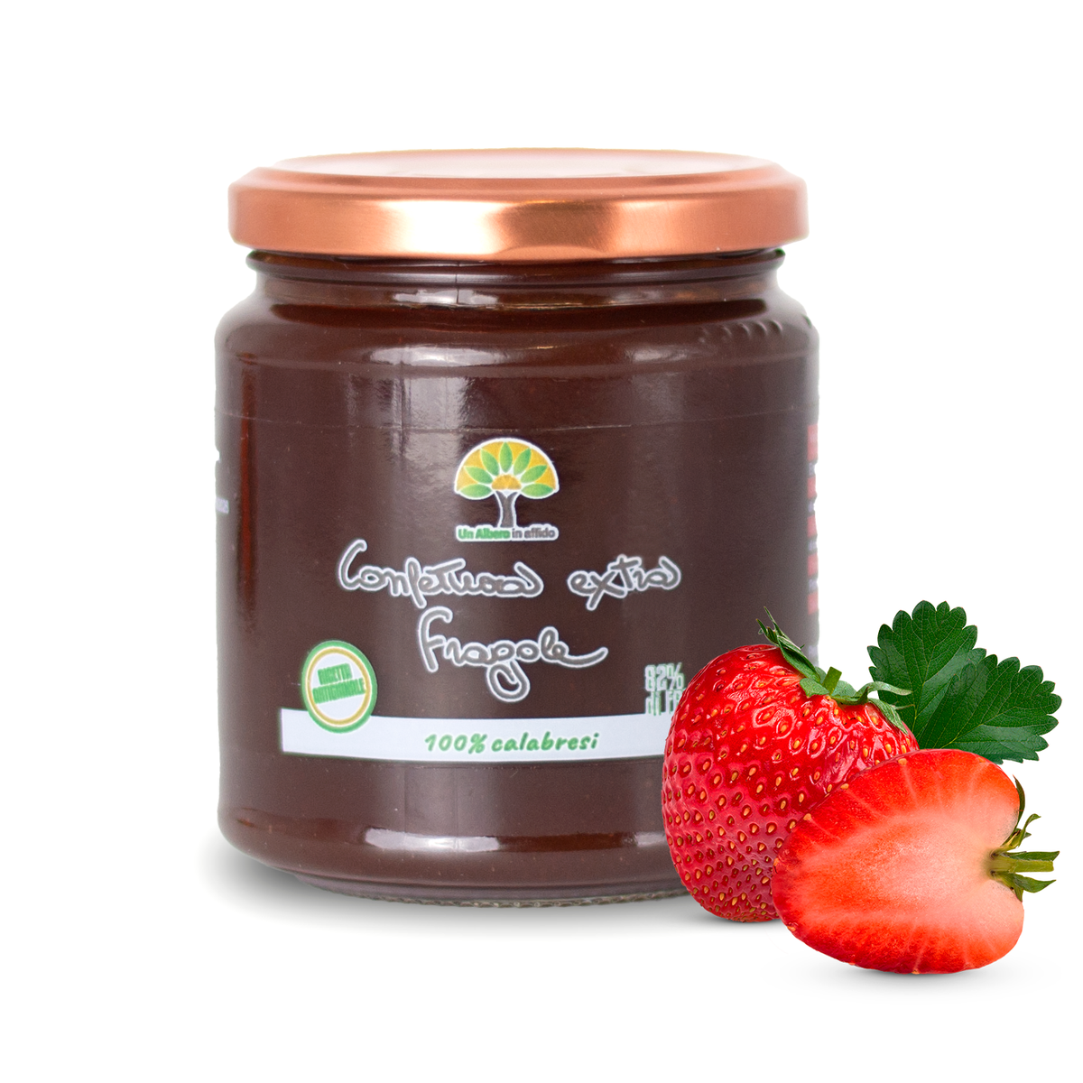 Marmellata di Fragole - Ricetta artigianale calabrese - peso 340g